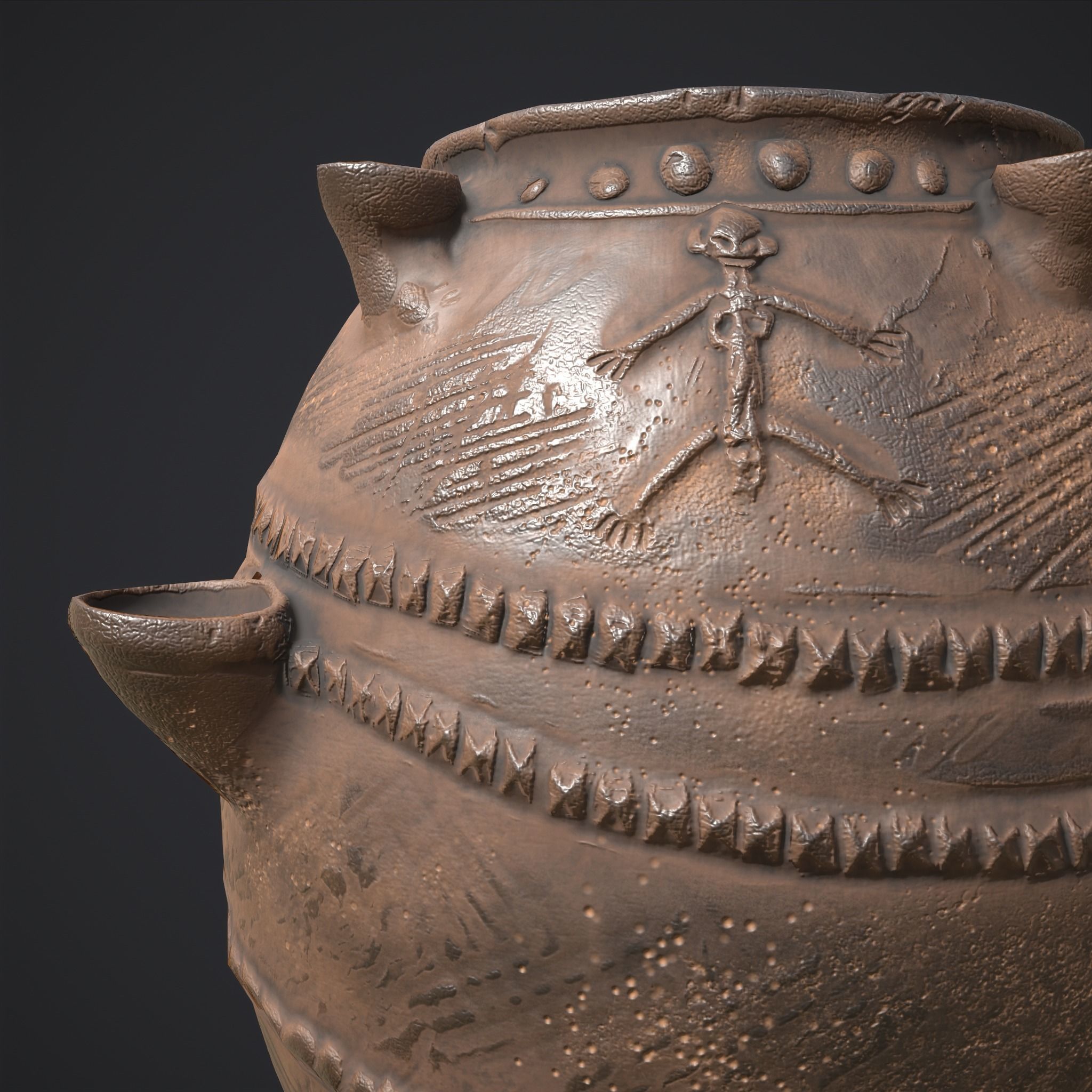 Pottery Pieces Set Two  3D Model Collection_38