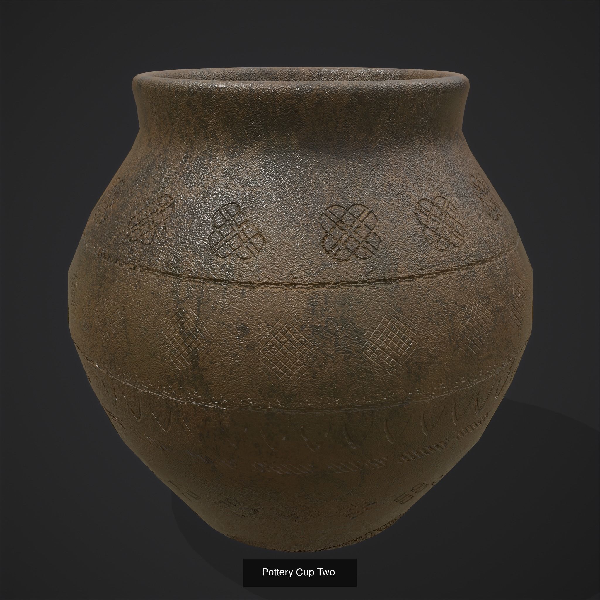 Pottery Pieces Set Two  3D Model Collection_15