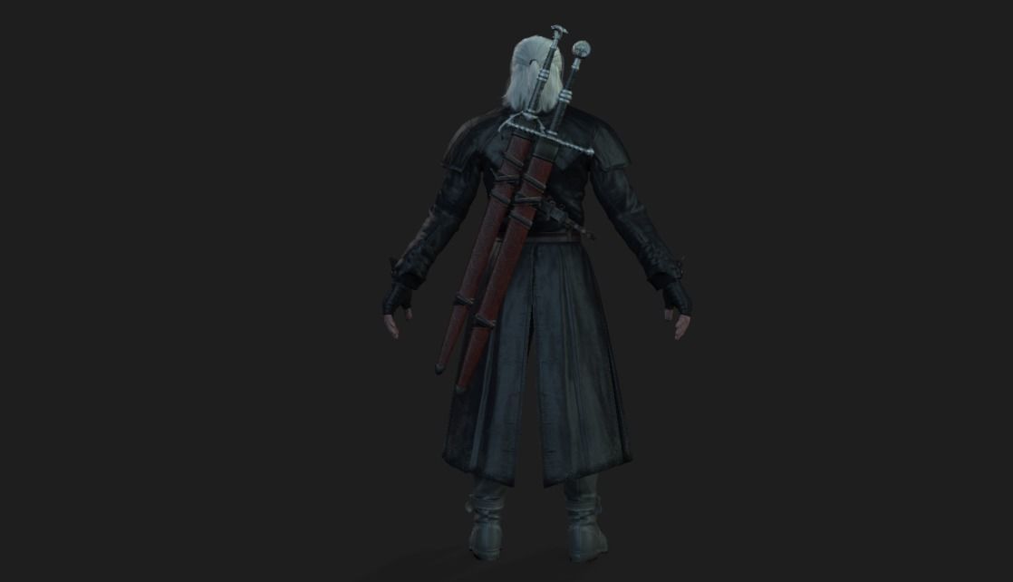 the witcher - vampire style 3D model_3