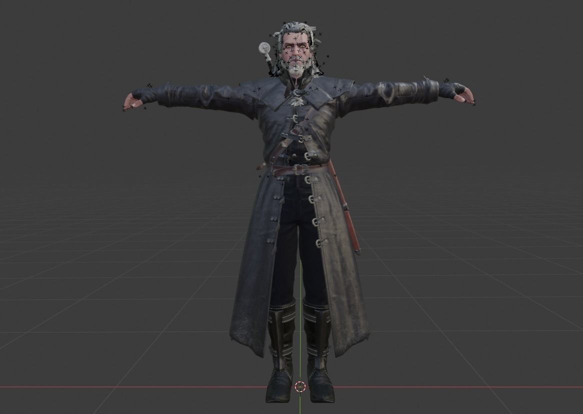 the witcher - vampire style 3D model_6