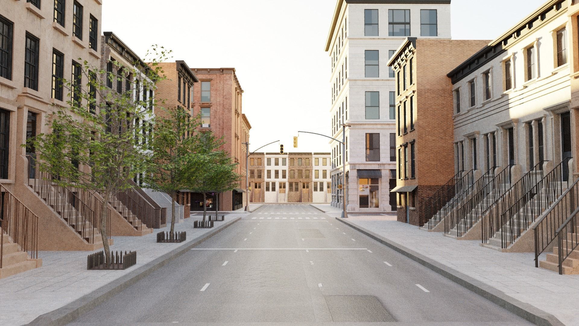 New york Block 3D model_1