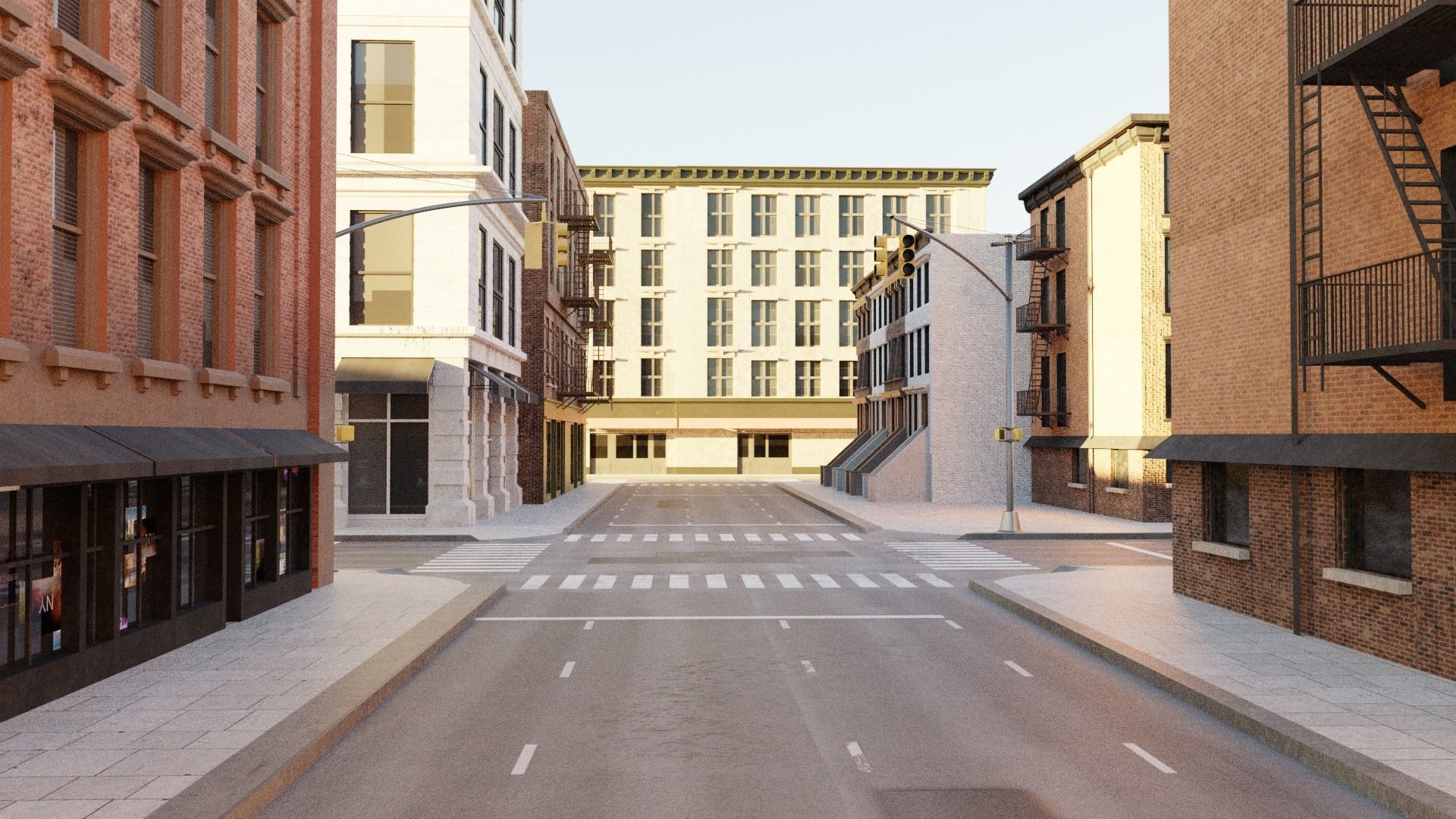 New york Block 3D model_2