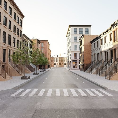 New york Block 3D model