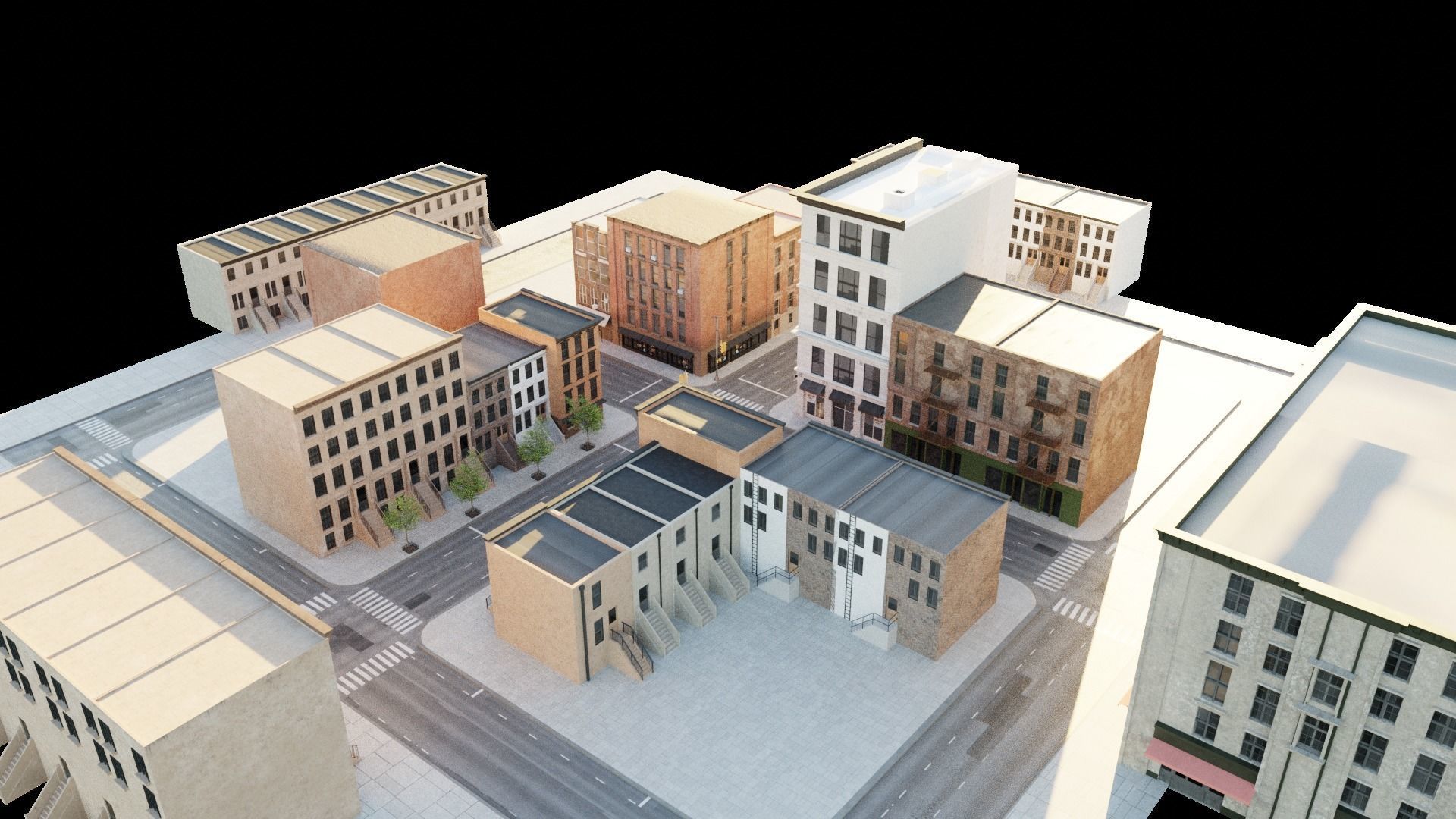 New york Block 3D model_7