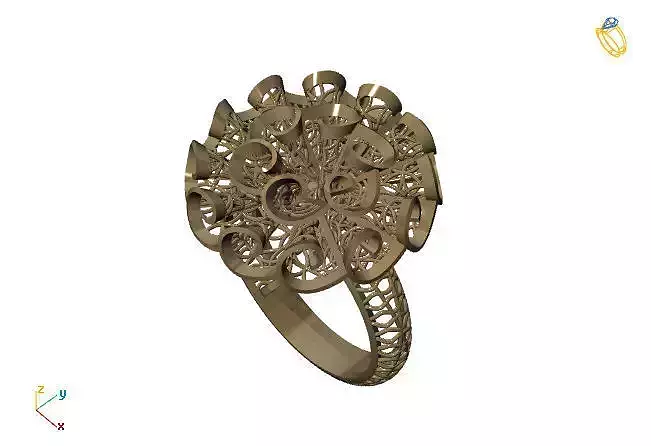 Fusion Ring Group 3DM Model 26 3D print model
