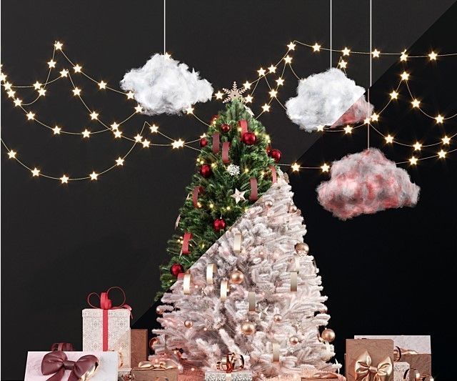 11 Dieffrent Decorative set Models in One Pak 004 3D model_2