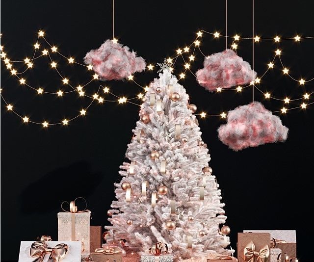 11 Dieffrent Decorative set Models in One Pak 004 3D model_34