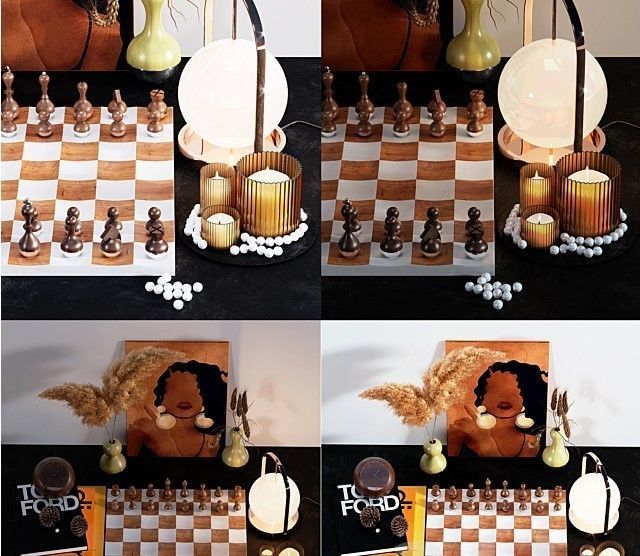 11 Dieffrent Decorative set Models in One Pak 004 3D model_38