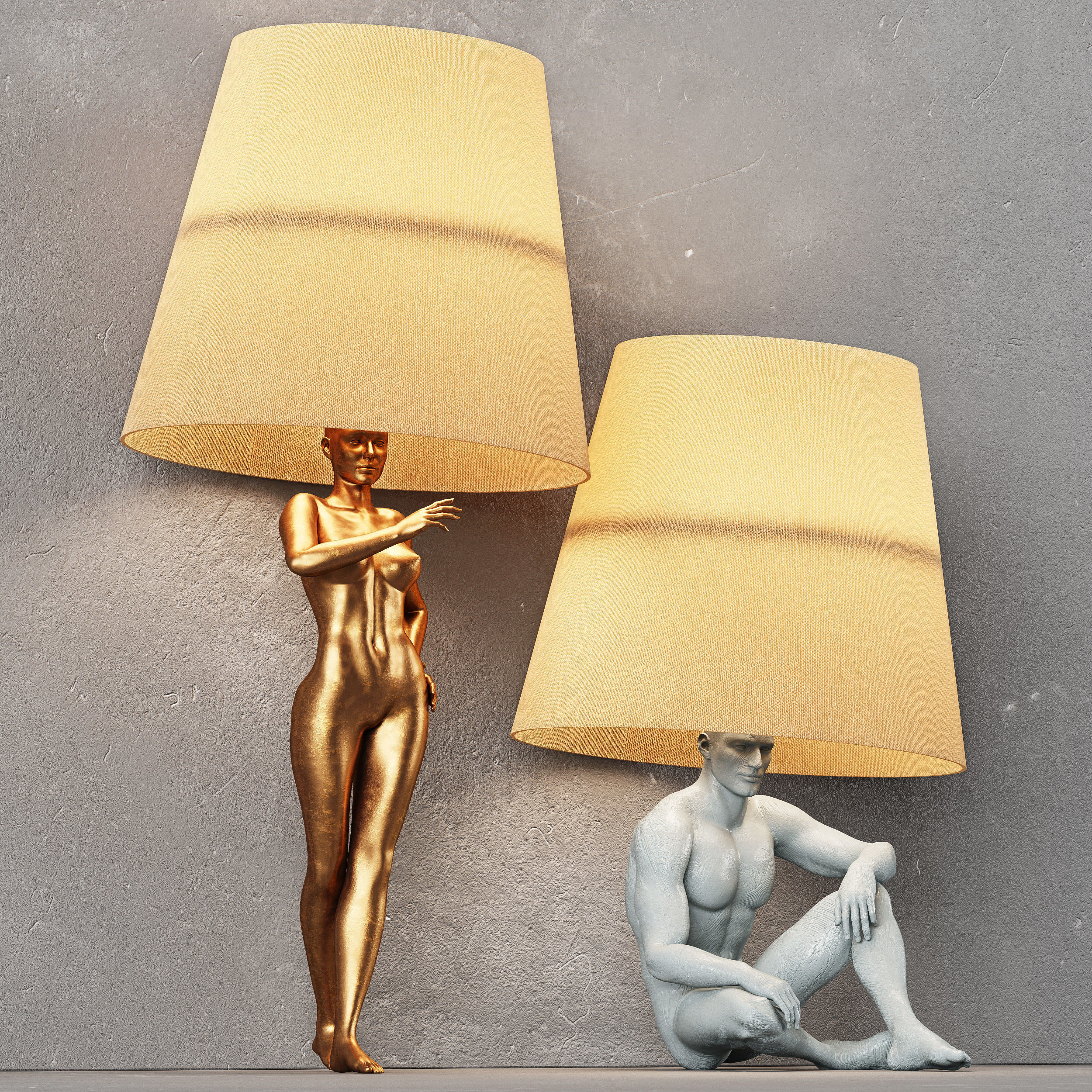 11 Dieffrent Decorative set Models in One Pak 004 3D model_45