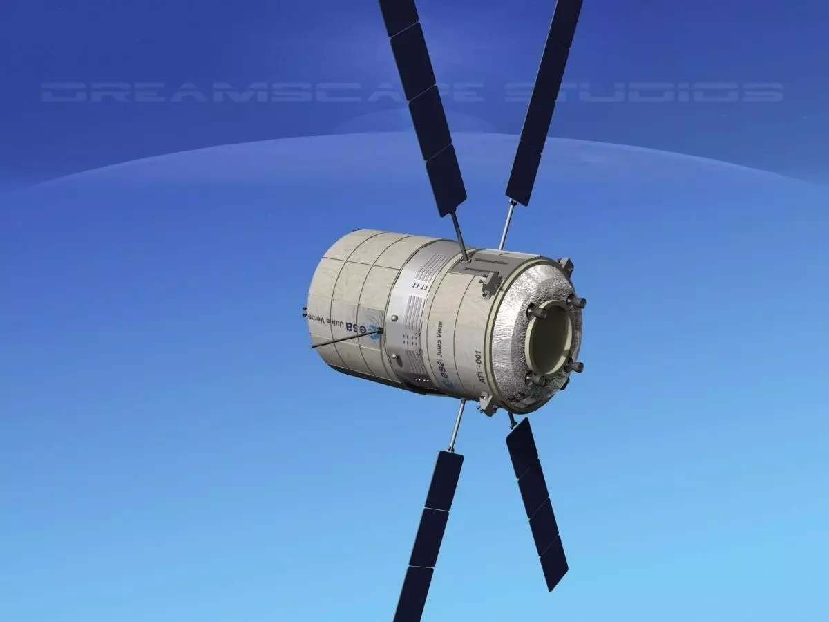 Jules Vern Auto Transfer Vehicle ATV 3D model_0