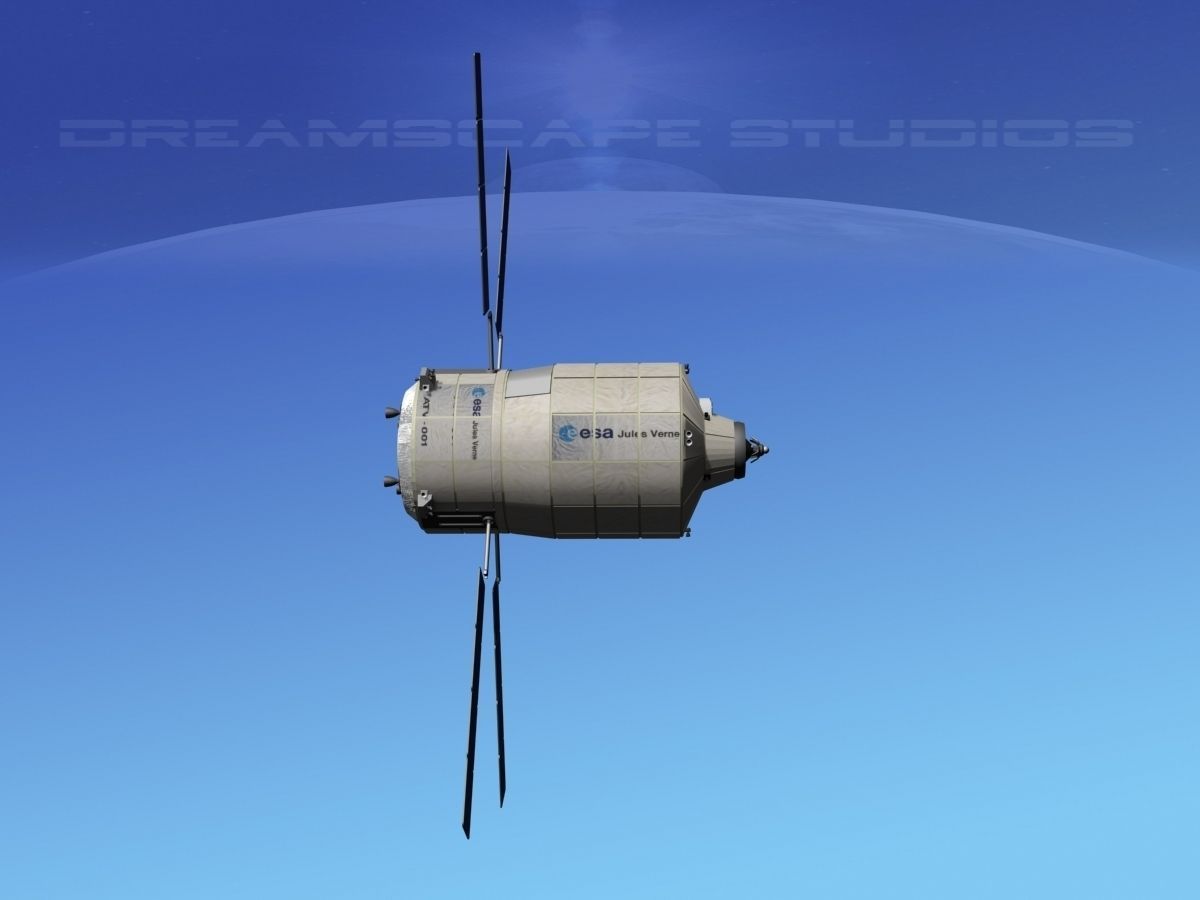 Jules Vern Auto Transfer Vehicle ATV 3D model_4