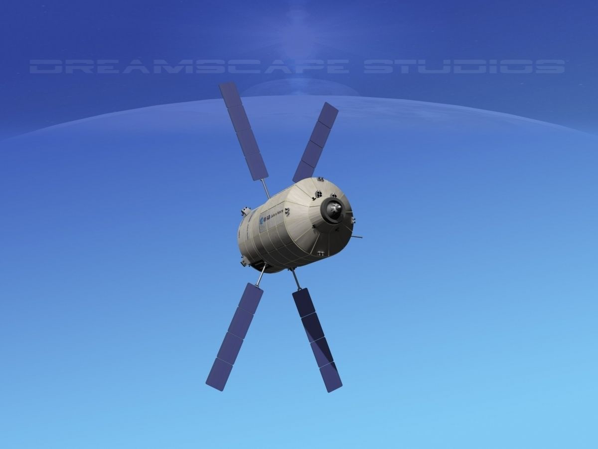 Jules Vern Auto Transfer Vehicle ATV 3D model_2