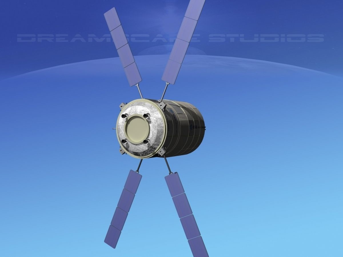 Jules Vern Auto Transfer Vehicle ATV 3D model_6