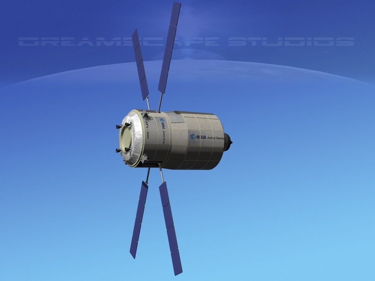 Jules Vern Auto Transfer Vehicle ATV 3D model_5