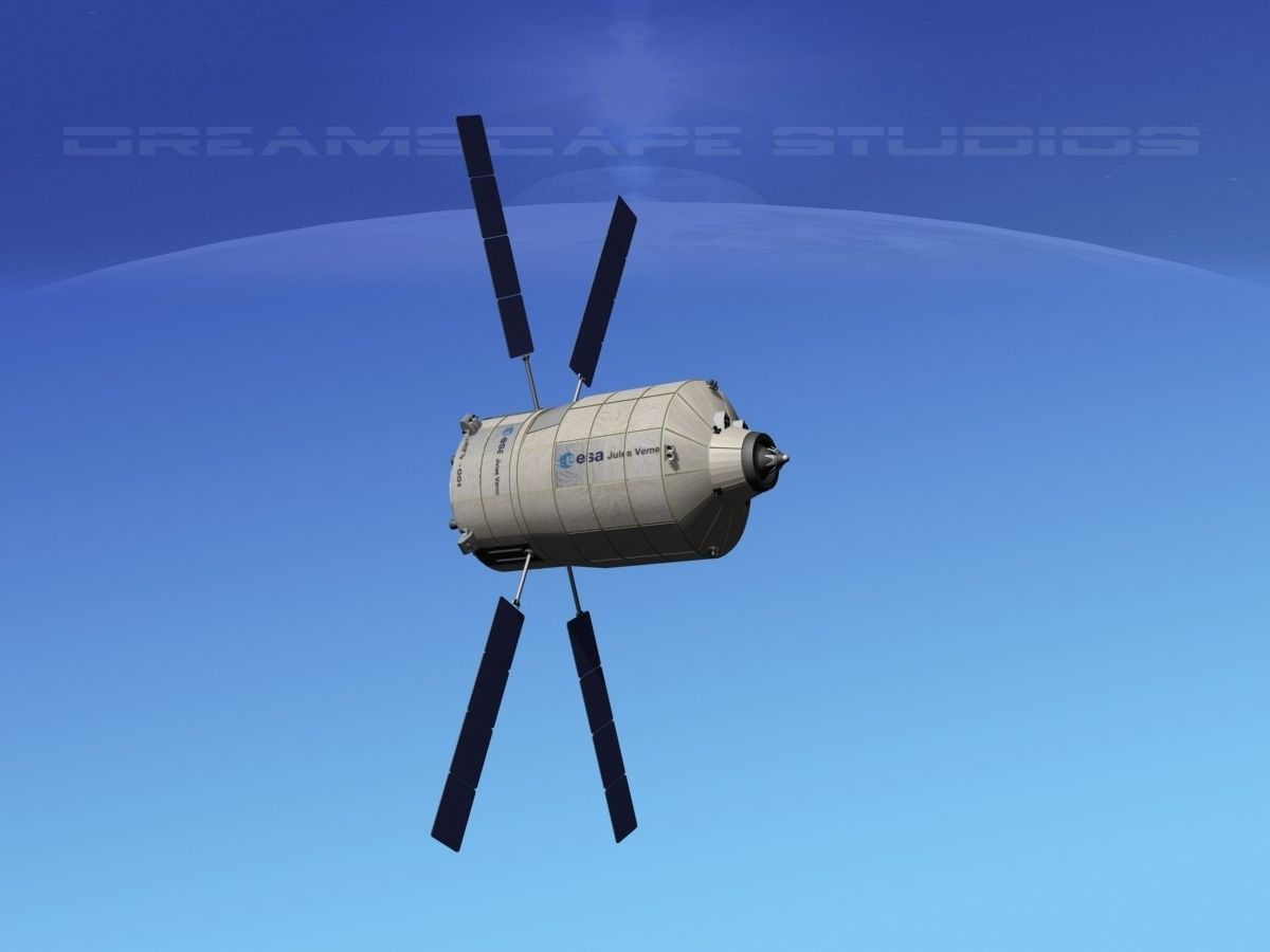 Jules Vern Auto Transfer Vehicle ATV 3D model_1