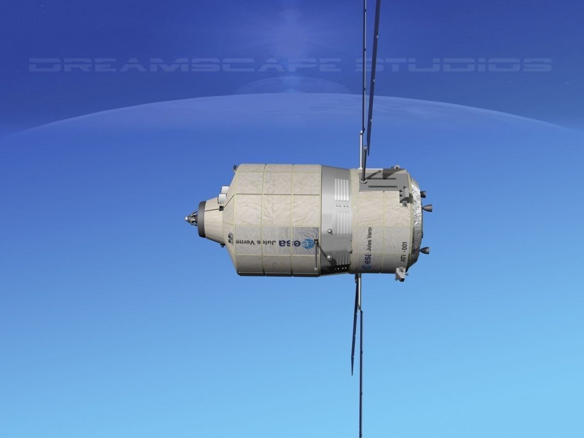 Jules Vern Auto Transfer Vehicle ATV 3D model_7