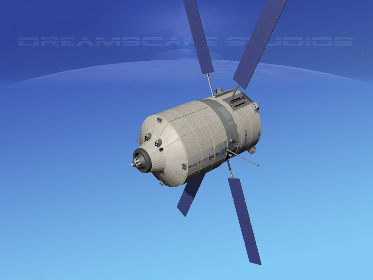 Jules Vern Auto Transfer Vehicle ATV 3D model_8