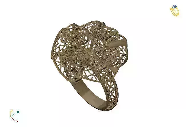 Fusion Ring Group 3DM Model 21 3D print model