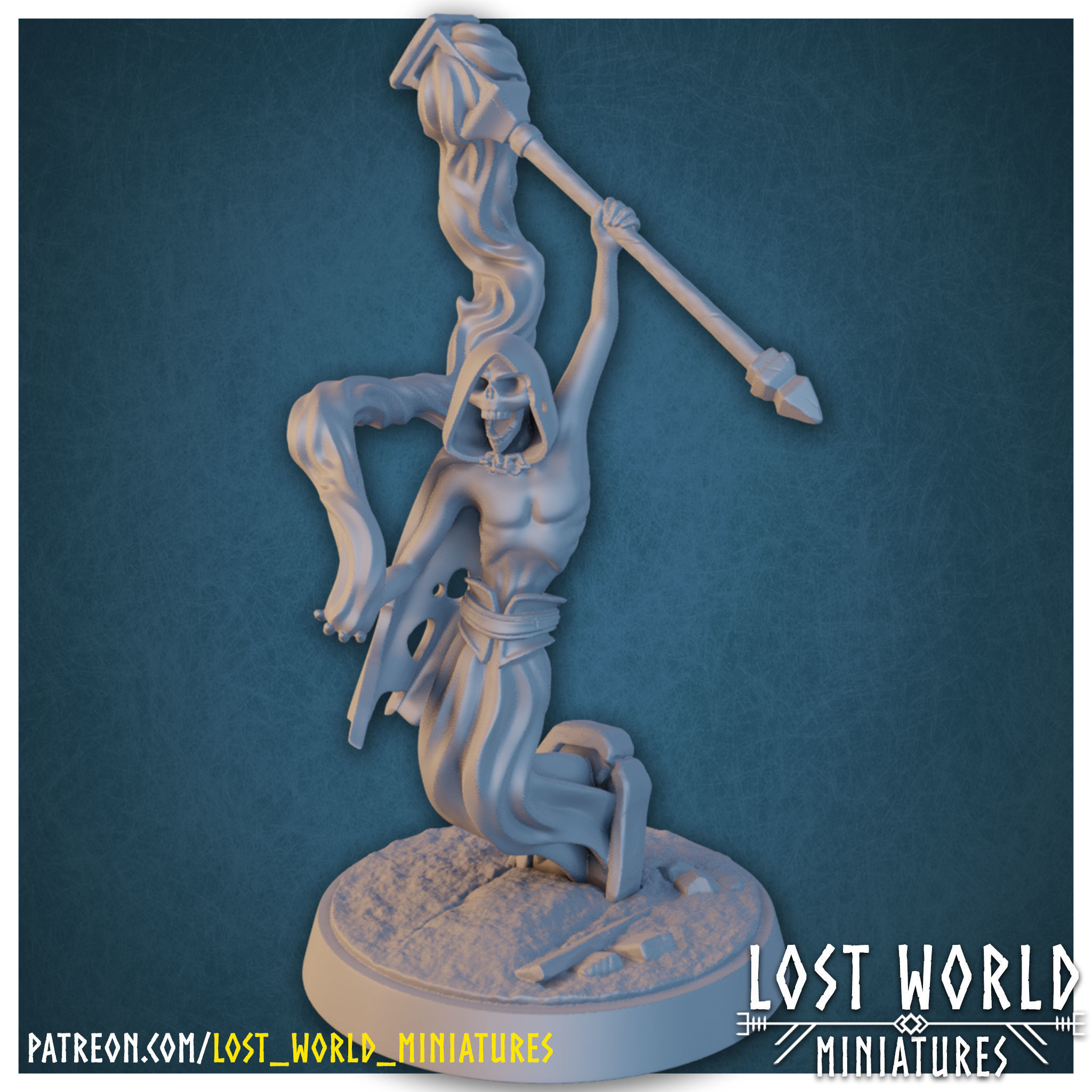 Spectre Revenant Miniatures set - Supported 3D print model_3