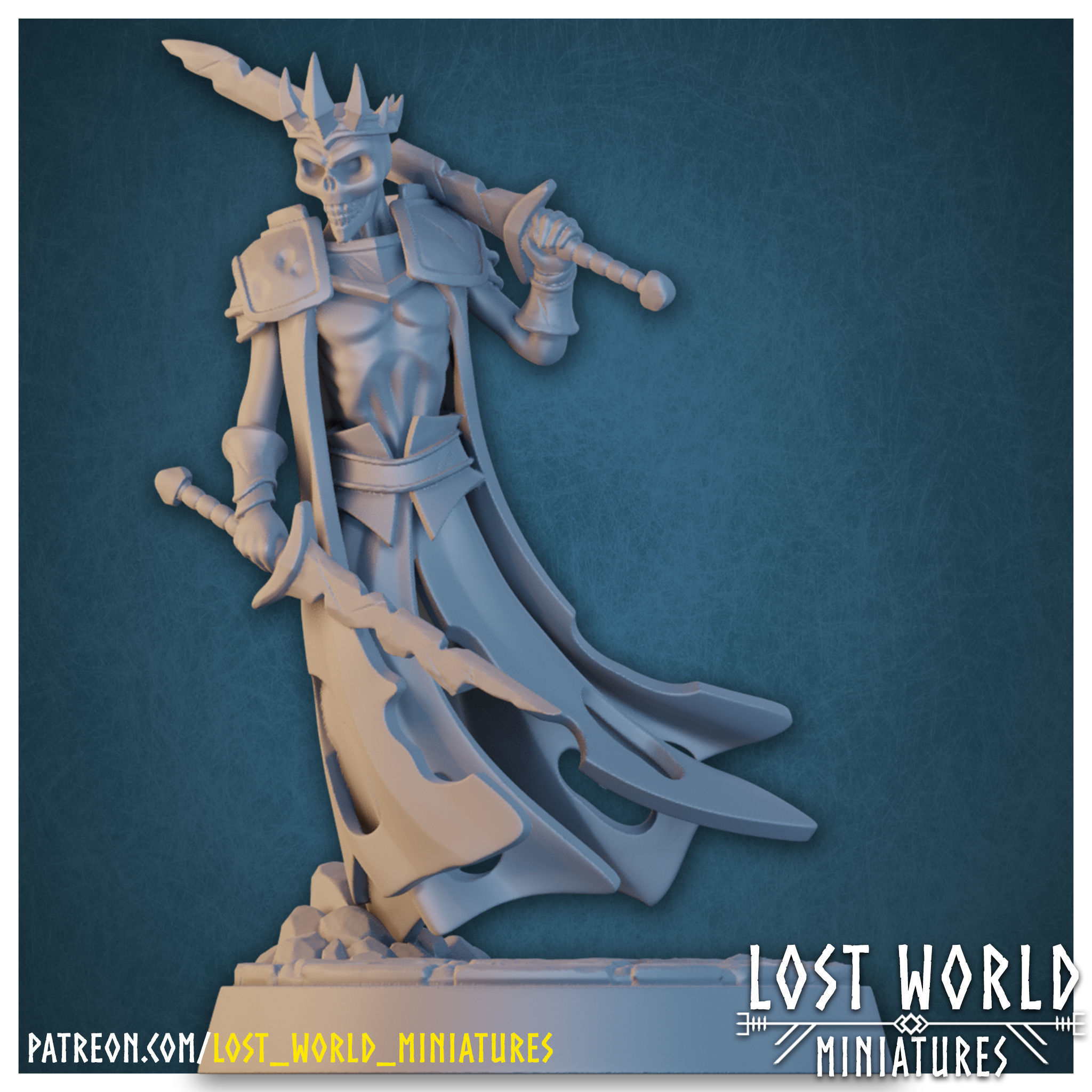 Spectre Revenant Miniatures set - Supported 3D print model_11