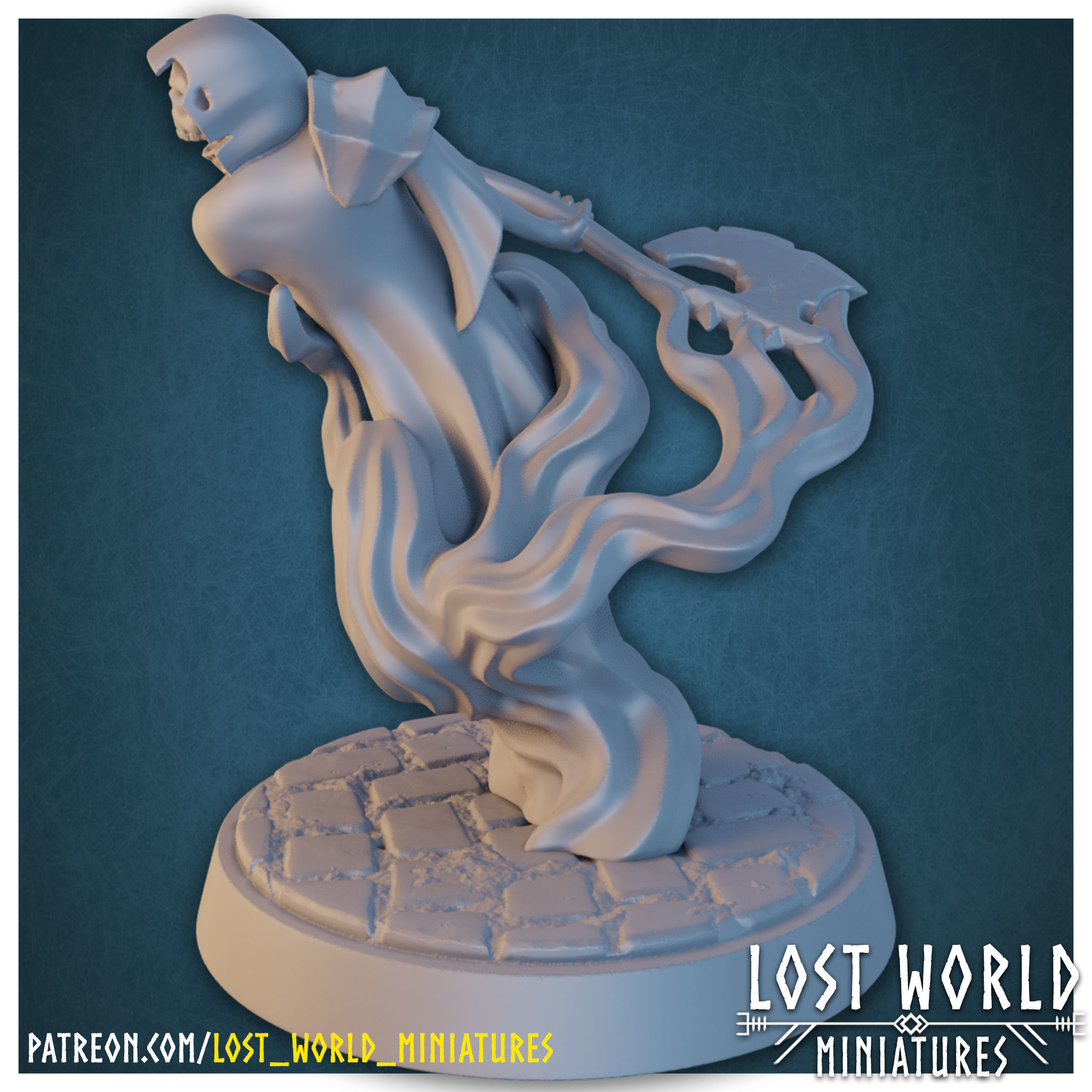 Spectre Revenant Miniatures set - Supported 3D print model_16