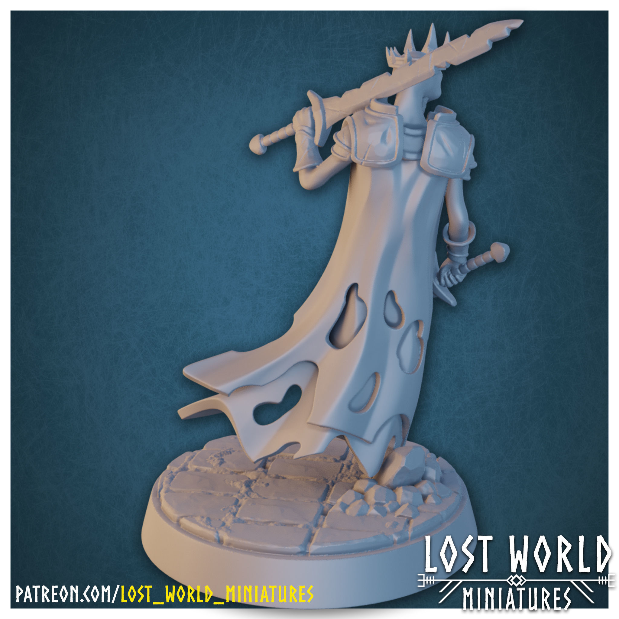 Spectre Revenant Miniatures set - Supported 3D print model_10