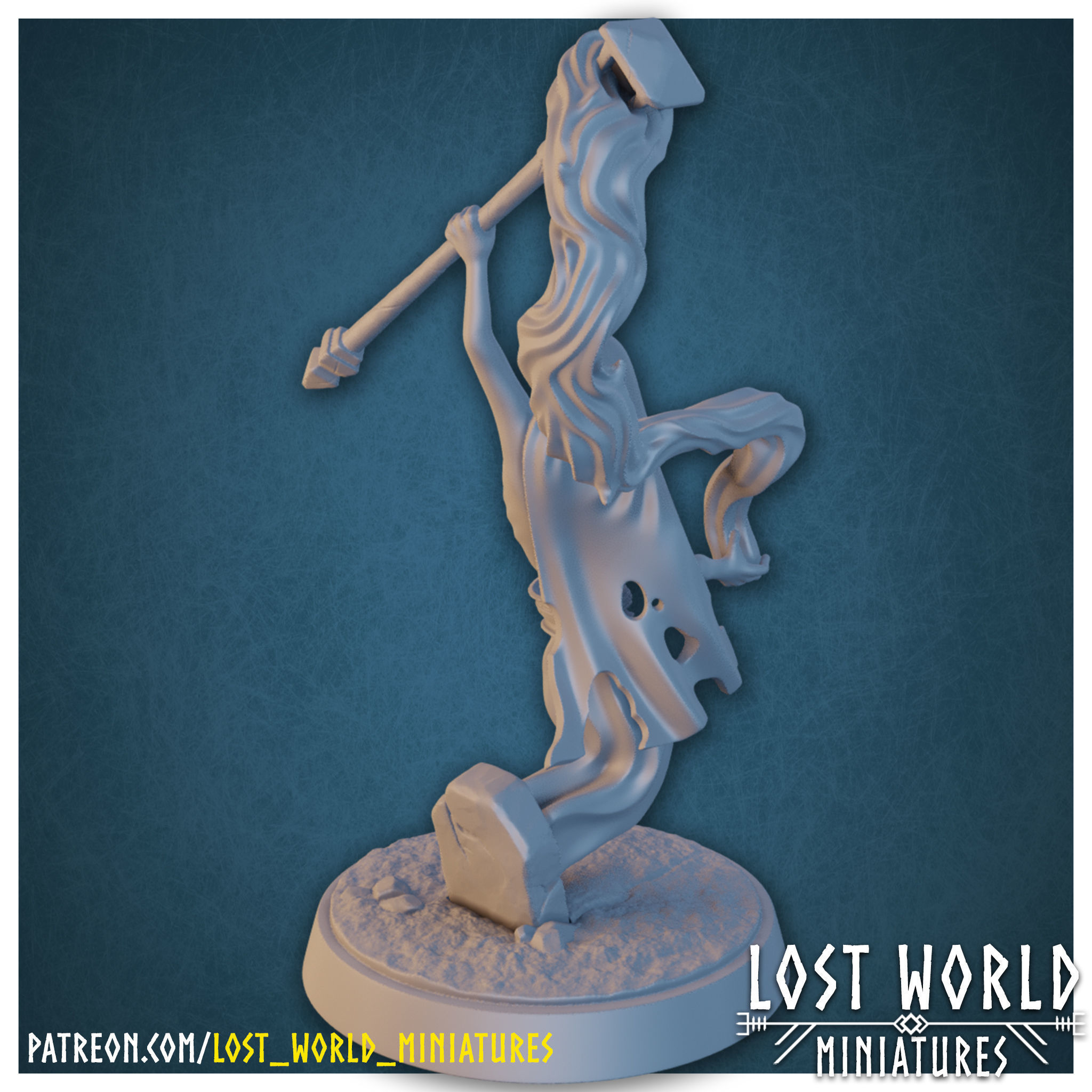 Spectre Revenant Miniatures set - Supported 3D print model_4