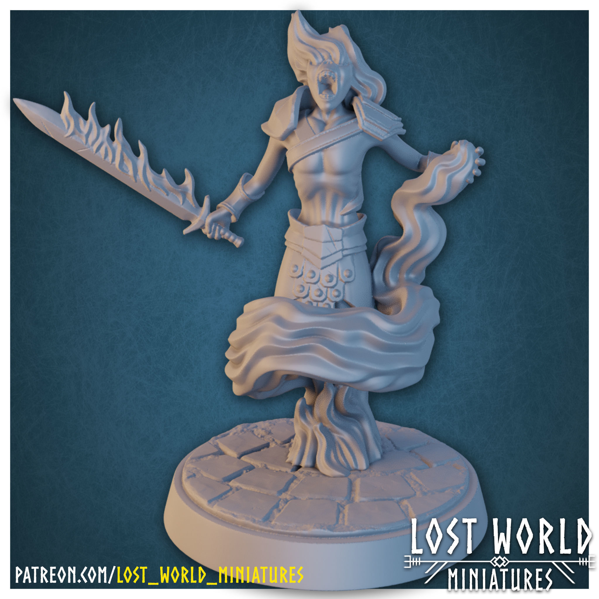 Spectre Revenant Miniatures set - Supported 3D print model_6