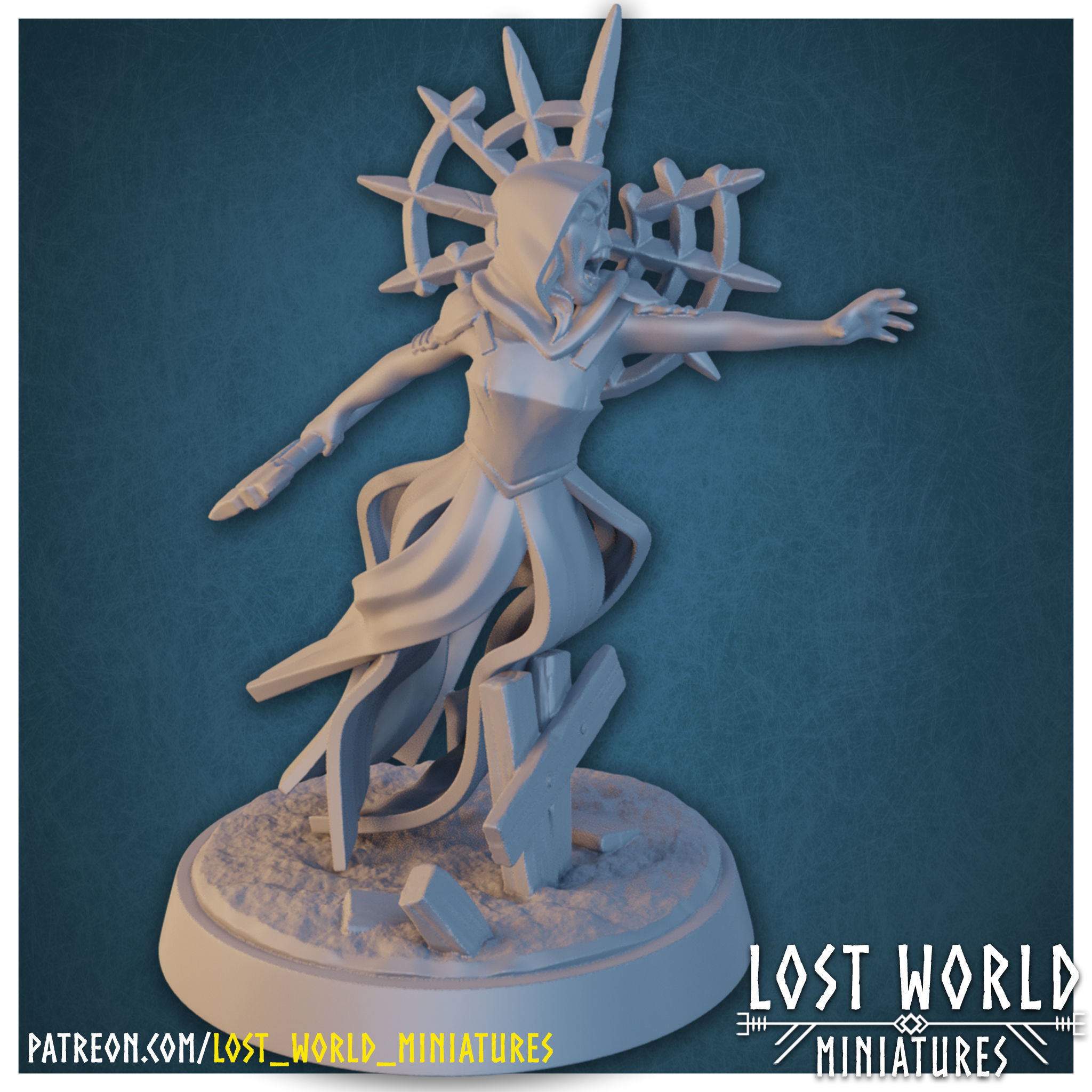 Spectre Revenant Miniatures set - Supported 3D print model_12