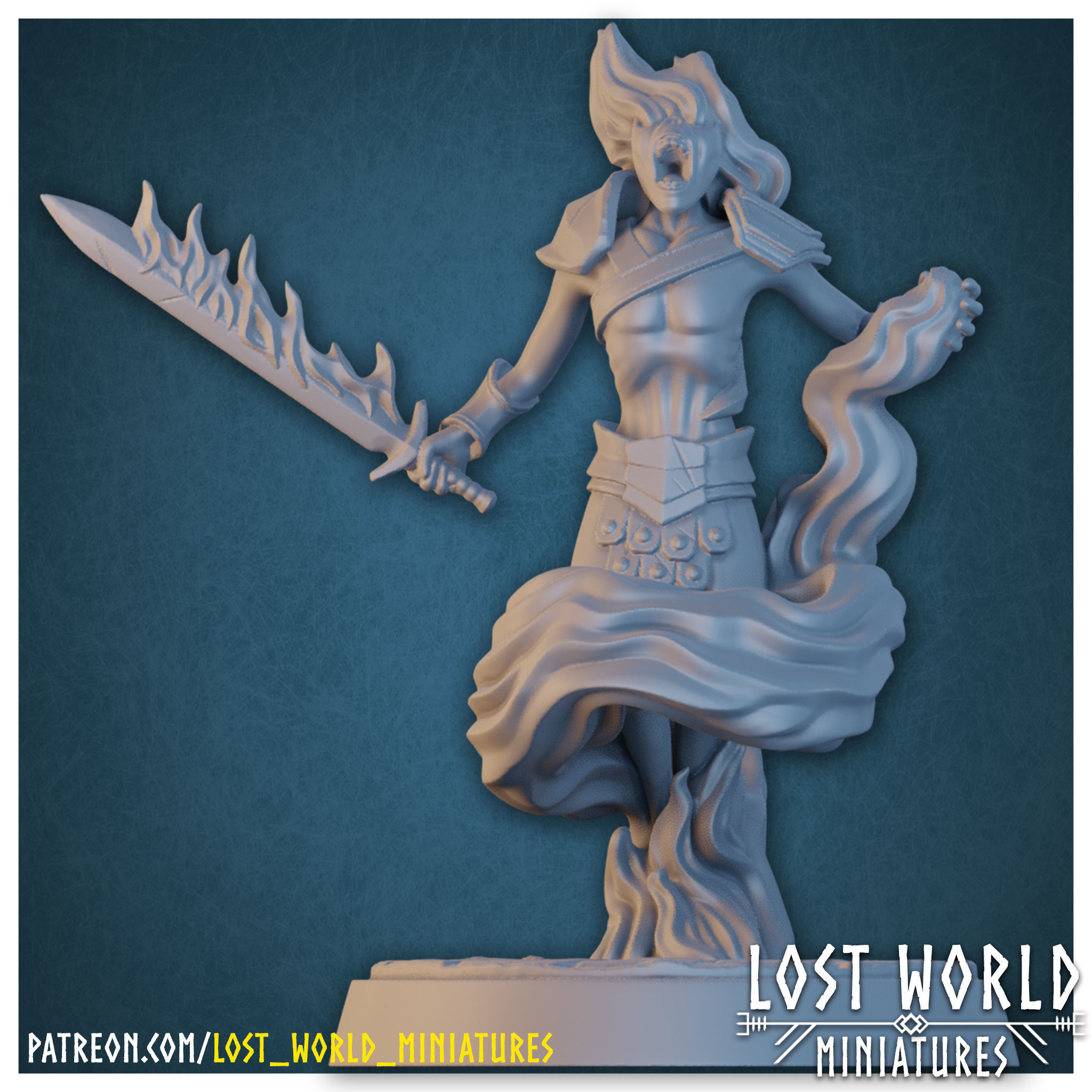 Spectre Revenant Miniatures set - Supported 3D print model_8