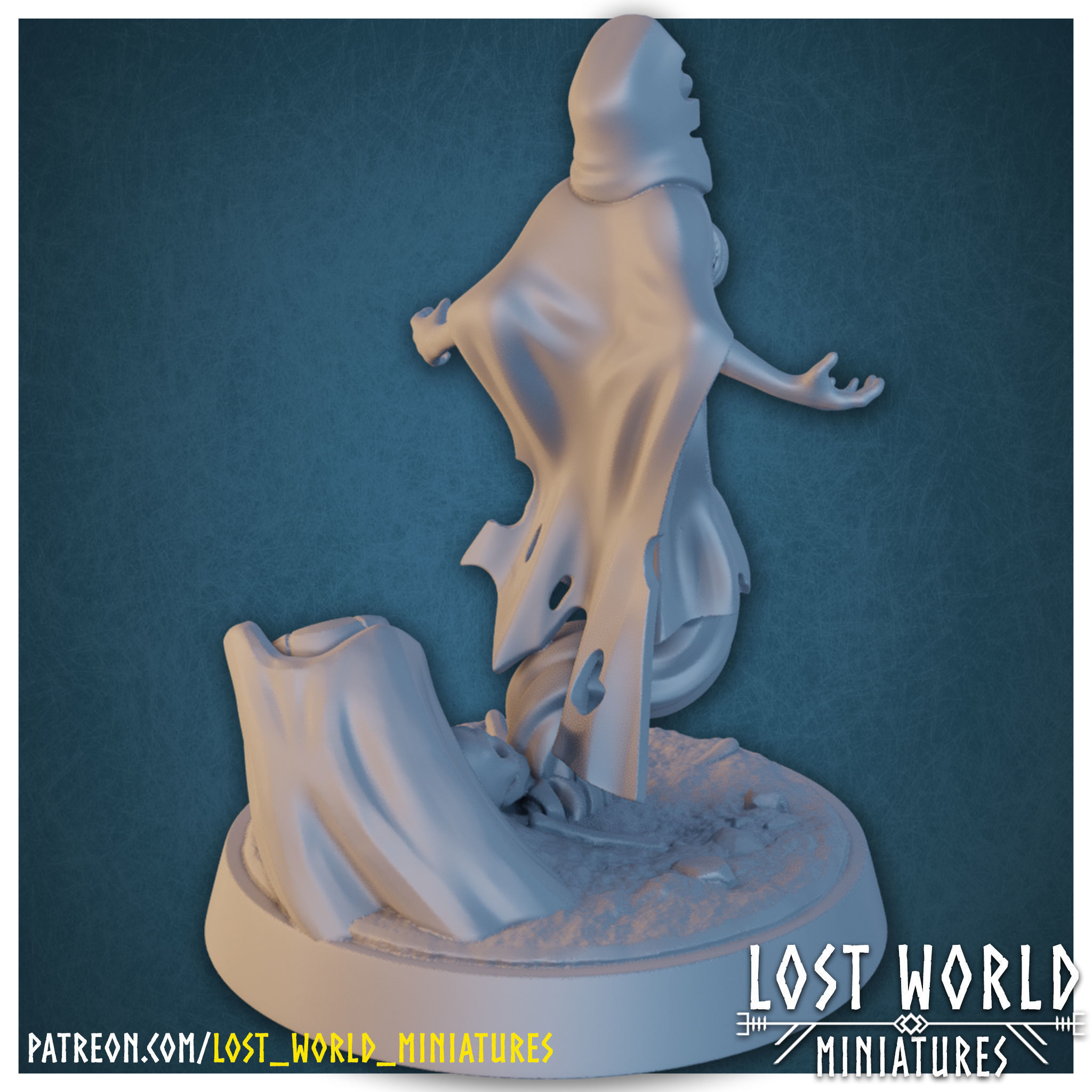 Spectre Revenant Miniatures set - Supported 3D print model_19