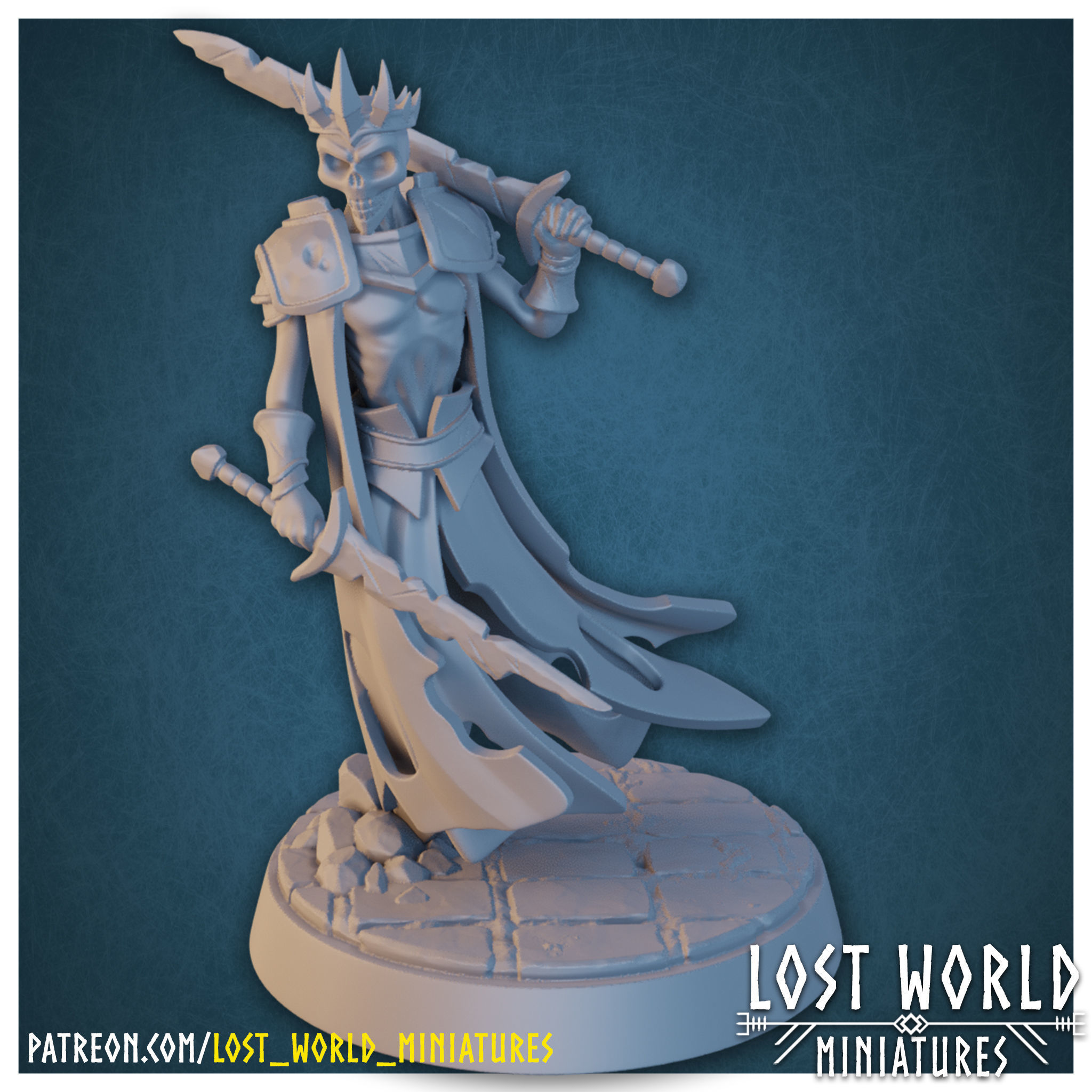 Spectre Revenant Miniatures set - Supported 3D print model_9