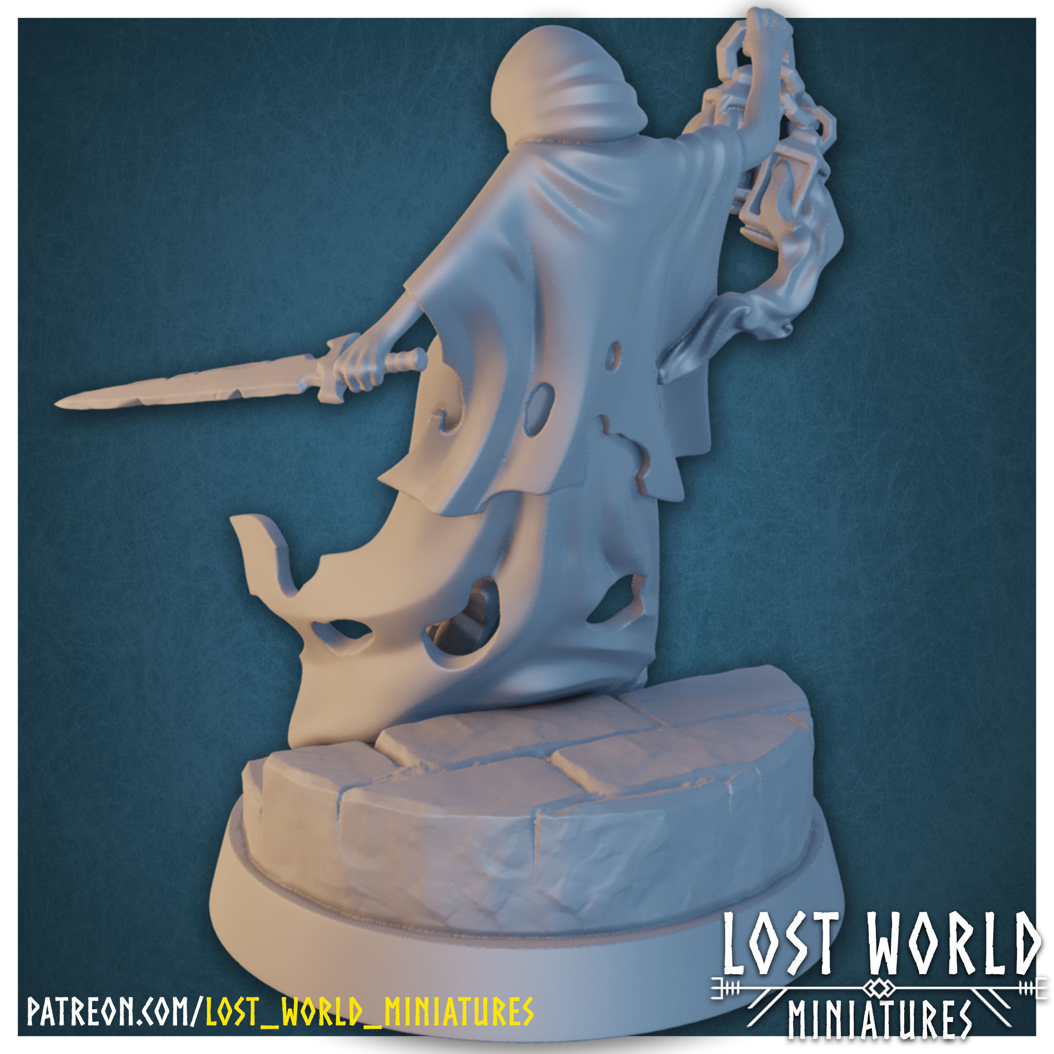 Spectre Revenant Miniatures set - Supported 3D print model_22