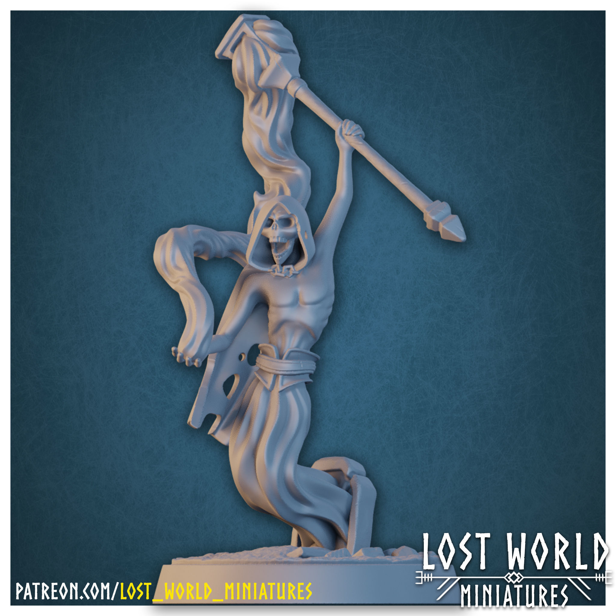 Spectre Revenant Miniatures set - Supported 3D print model_5