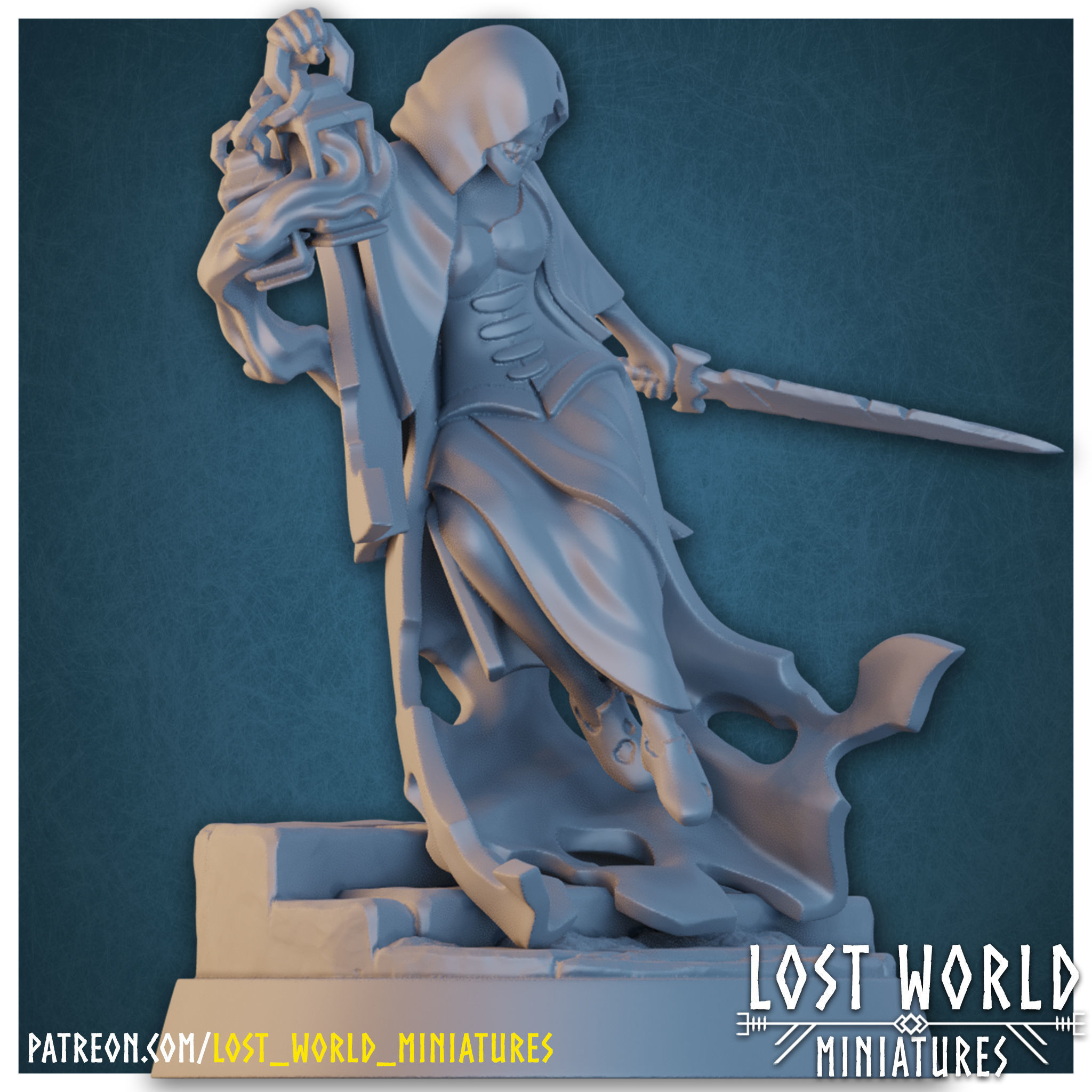 Spectre Revenant Miniatures set - Supported 3D print model_23