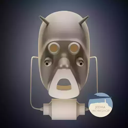 Star Wars Tusken Raider Sand People Helmet 3D Print Model