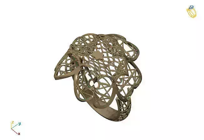 Fusion Ring Group 3DM Model 19 3D print model