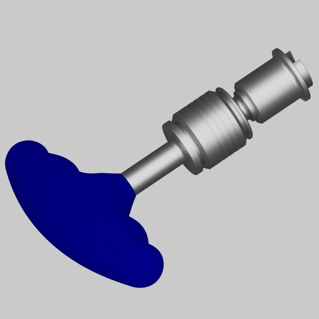 Orthopedic Driver T-Handle 3D model_1