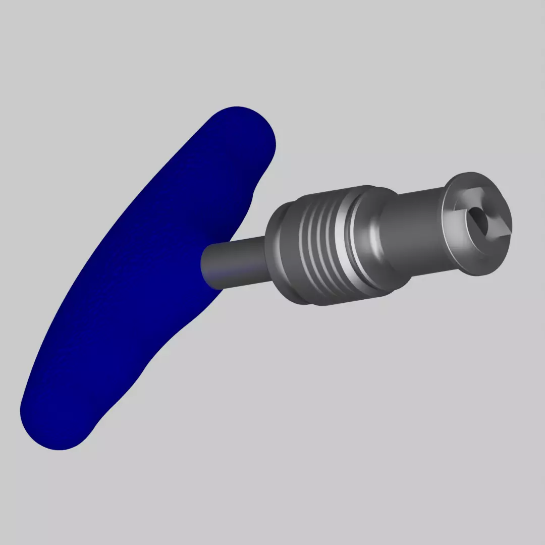 Orthopedic Driver T-Handle 3D model_0