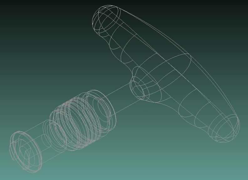 Orthopedic Driver T-Handle 3D model_6