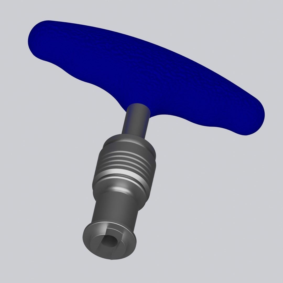 Orthopedic Driver T-Handle 3D model_3
