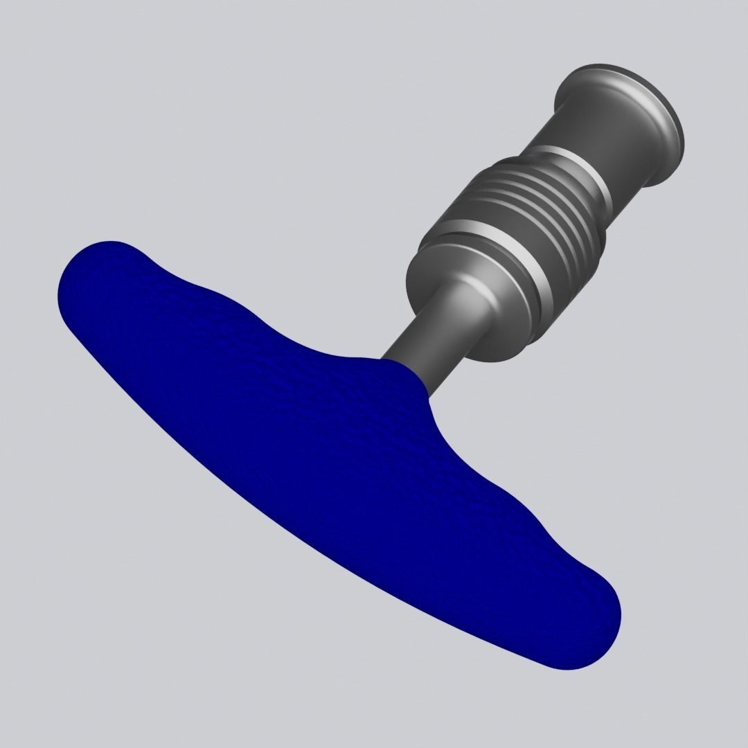 Orthopedic Driver T-Handle 3D model_4