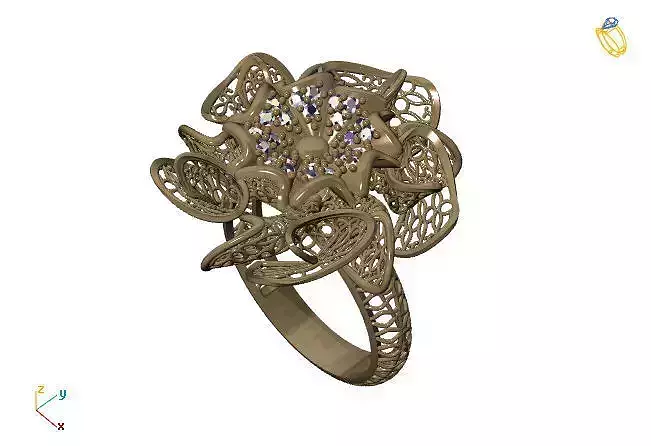Fusion Ring Group 3DM Model 15 3D print model