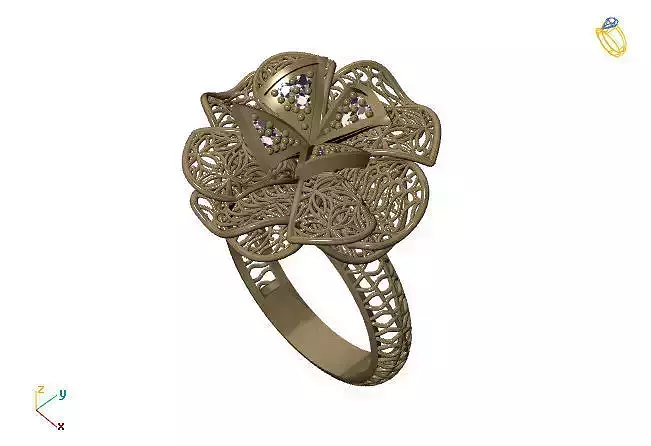 Fusion Ring Group 3DM Model 14 3D print model