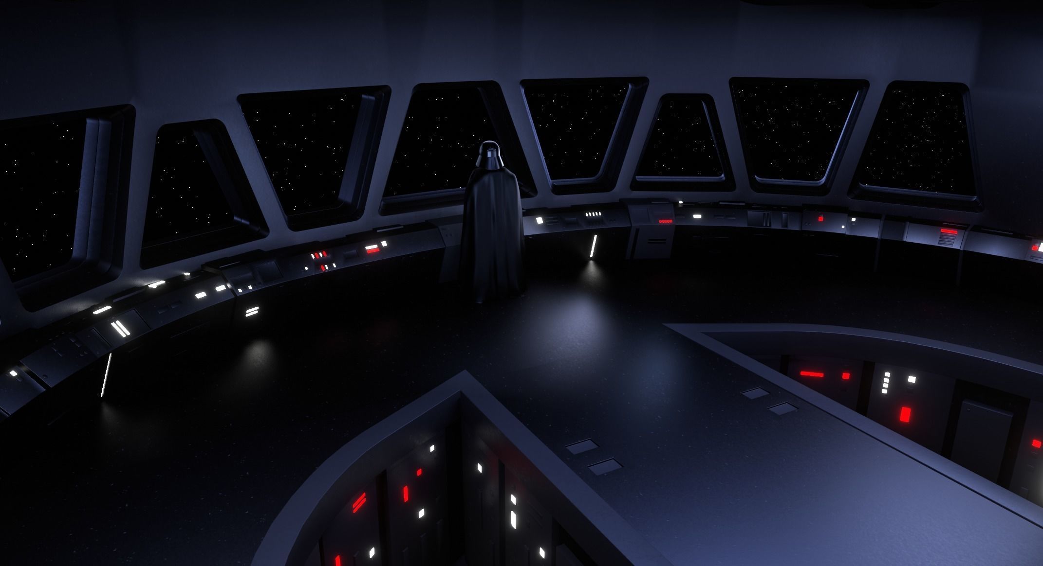 Super Star Destroyer Bridge 3D model_4