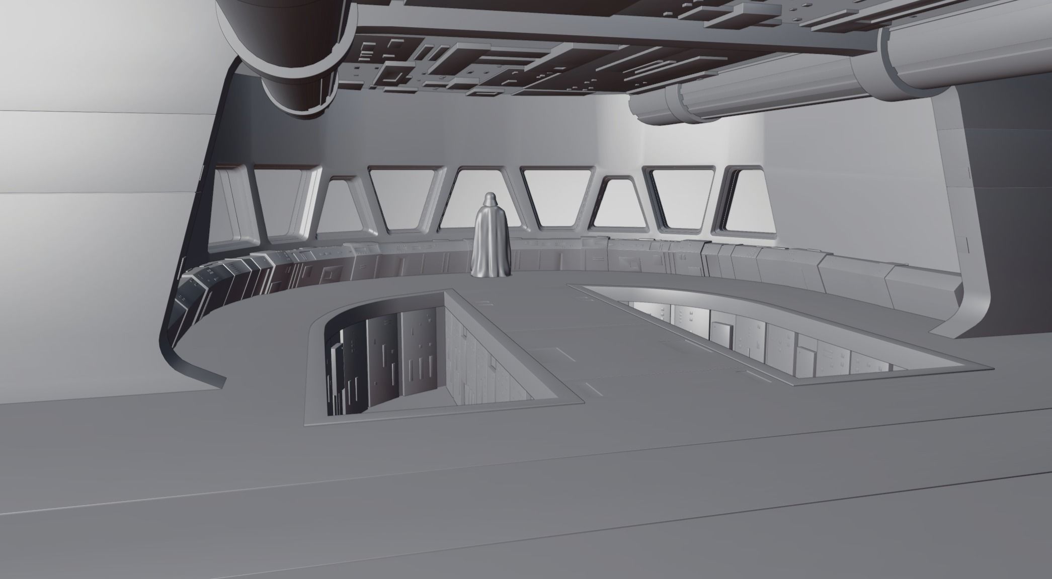 Super Star Destroyer Bridge 3D model_6