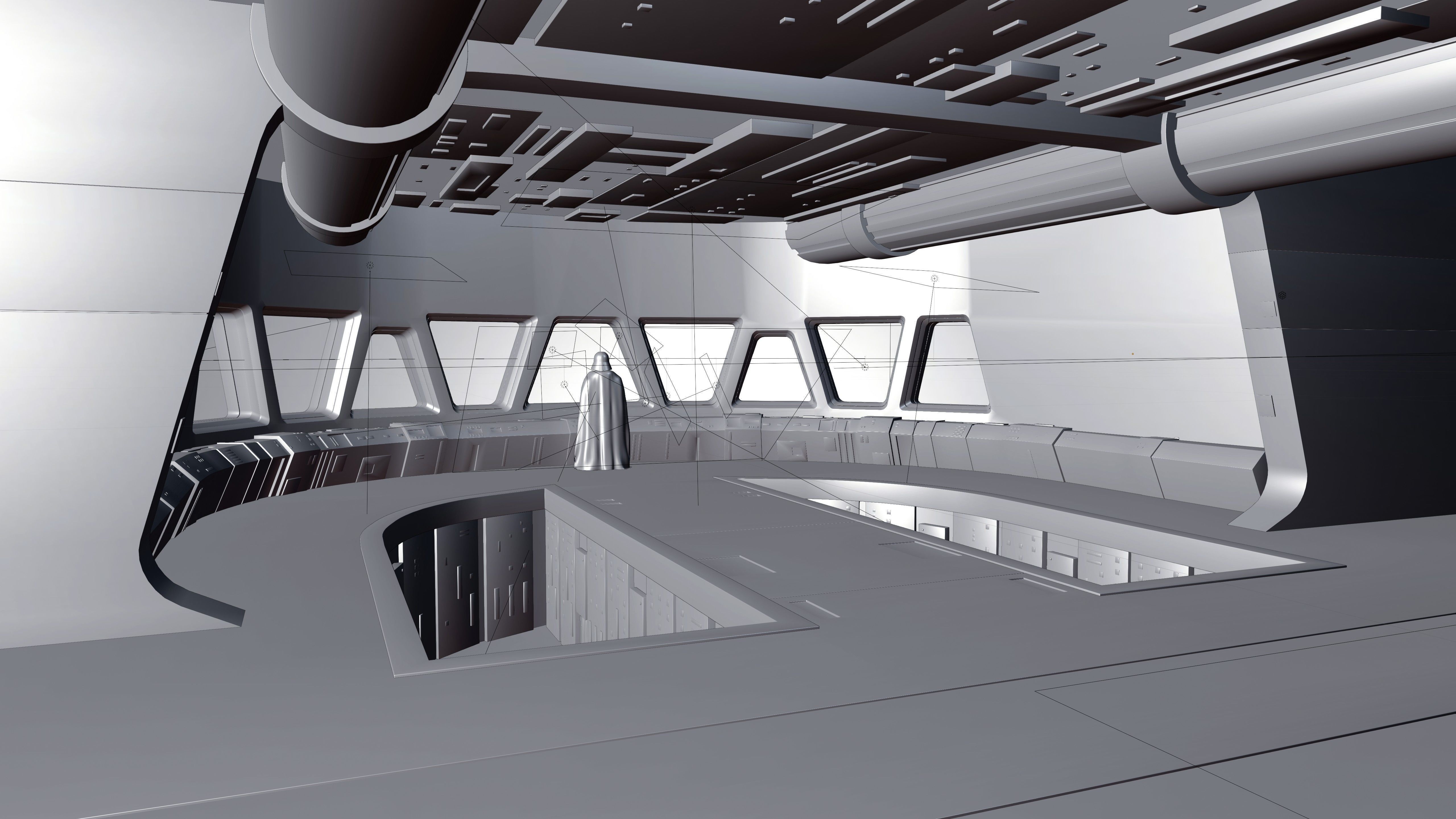 Super Star Destroyer Bridge 3D model_21