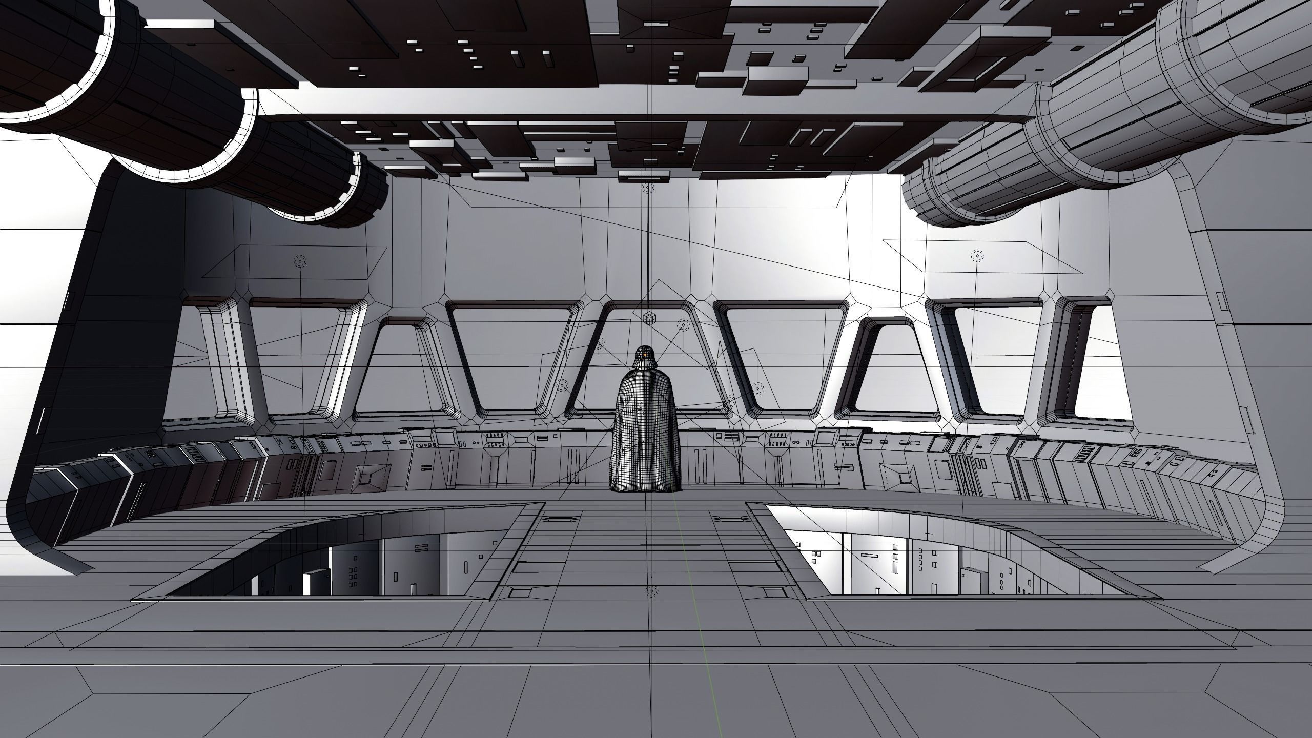 Super Star Destroyer Bridge 3D model_2
