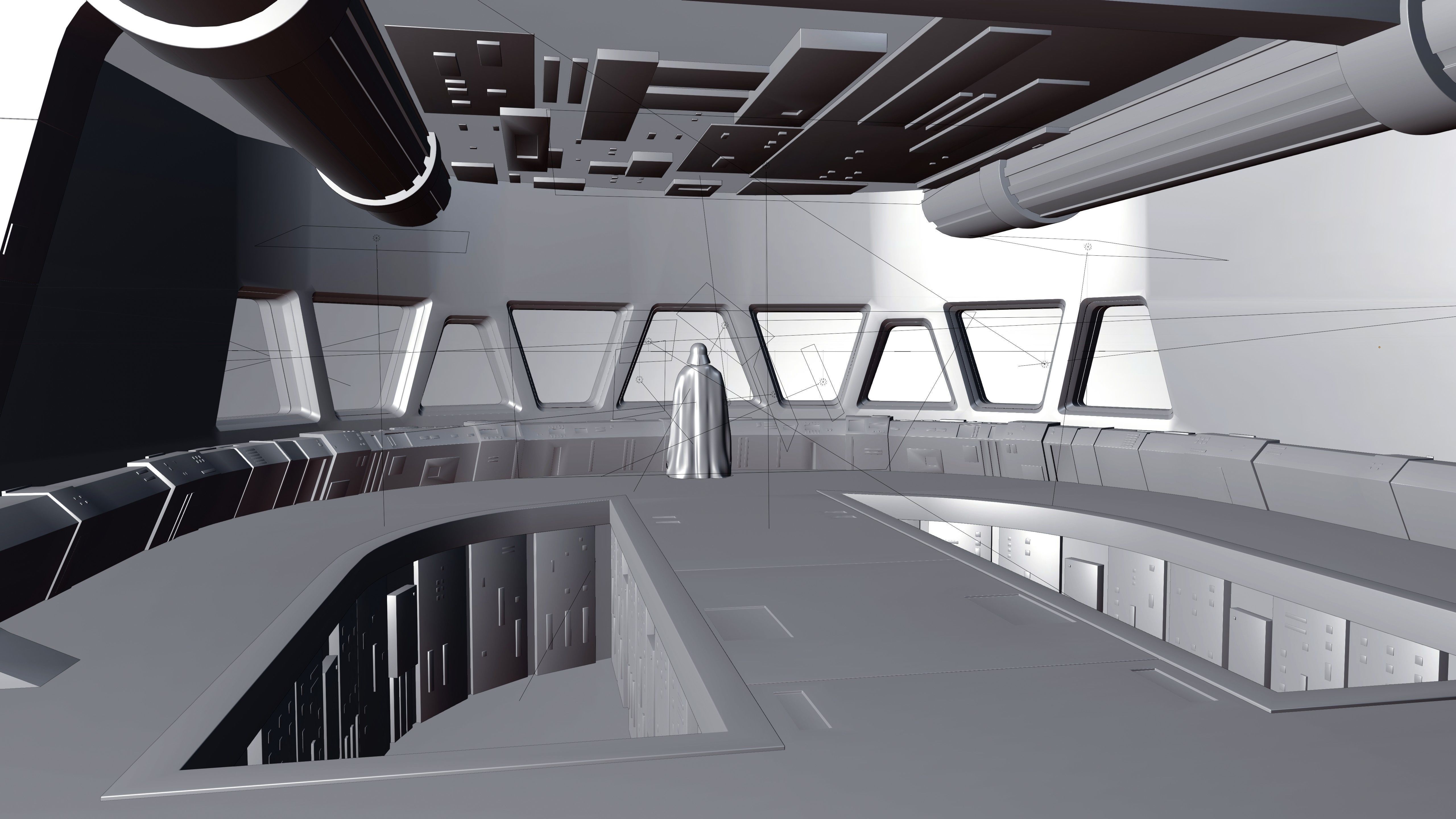 Super Star Destroyer Bridge 3D model_12
