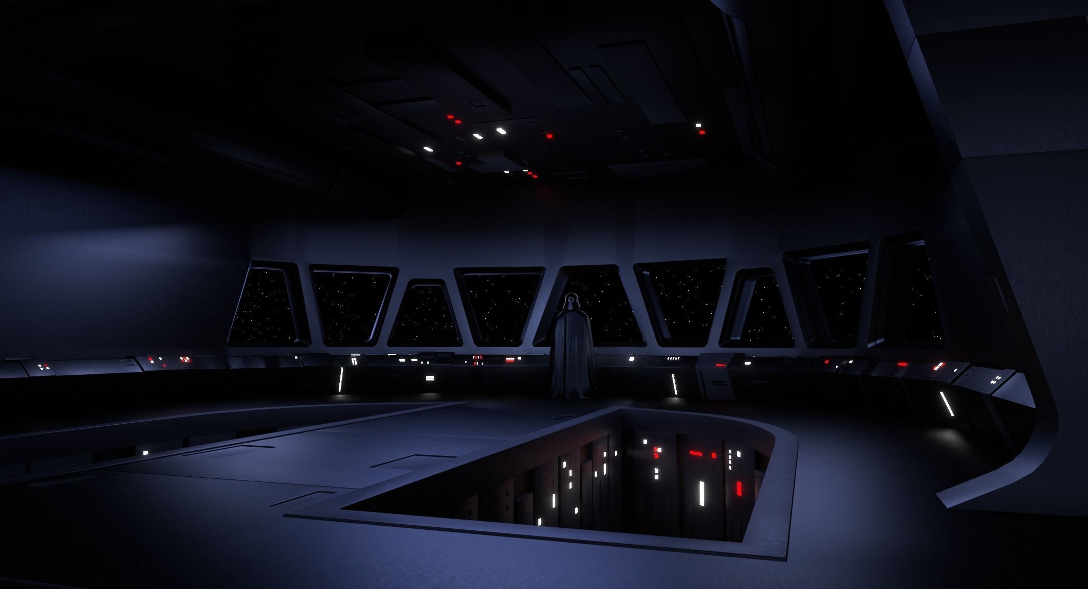 Super Star Destroyer Bridge 3D model_3